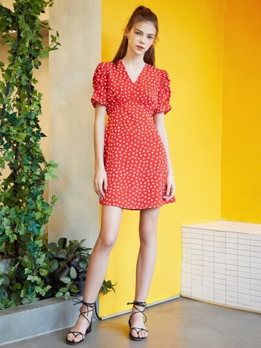 Tropical Pop Dress_Red