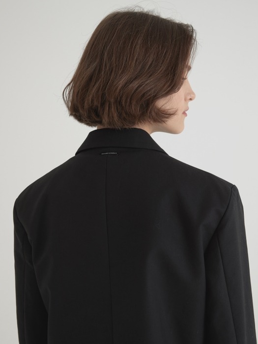 Peaked short jacket - Black
