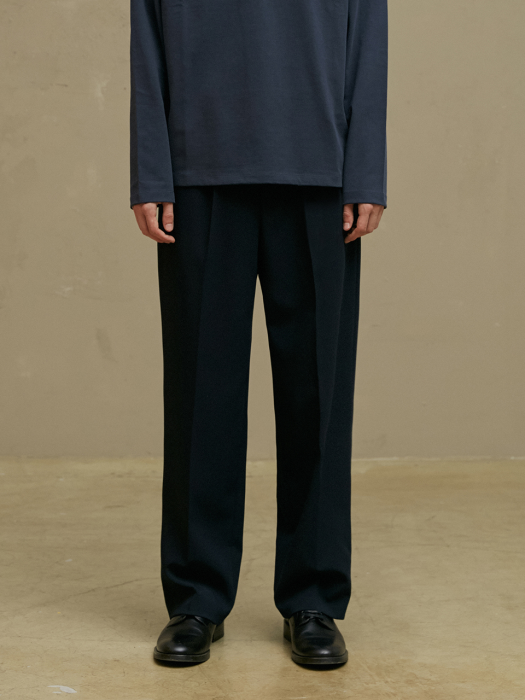 NAVY WIDE TROUSERS (TC1PTVF0802)