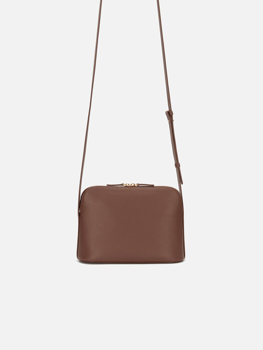 Around W medium shoulder bag Smoky Tan