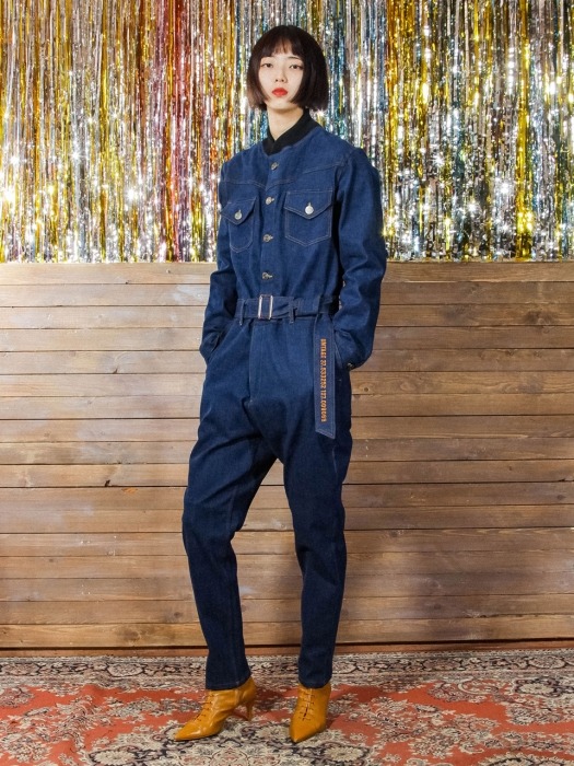 UTP-FJ09 golden bee denim jumpsuit[blue(UNISEX)]