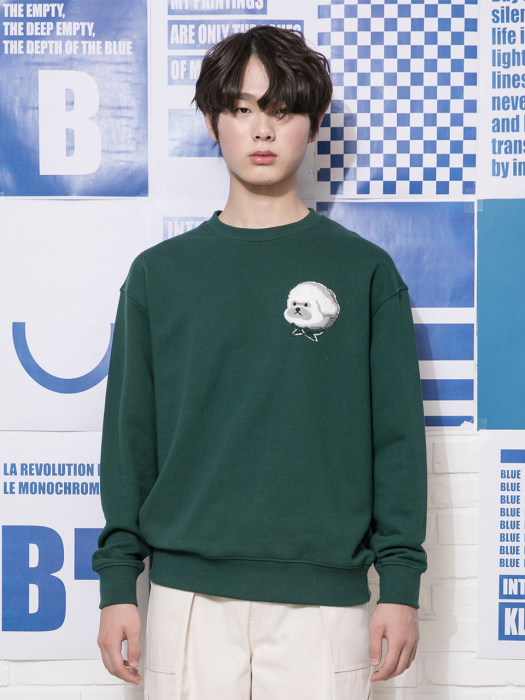 ILP HQ WAPPEN SWEAT-SHIRTS 2020SS BISCAY GREEN