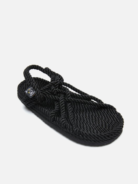 JC SANDAL VIBRAM SOLE - BLACK