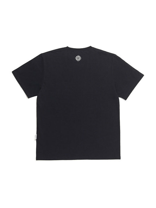 Solid Rope Logo T-shirt _ BLACK