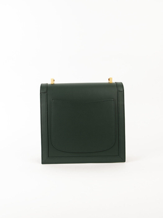 Brick square bag (Deep green)