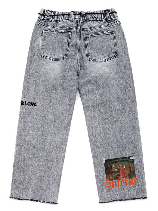 BBD Inferno Crop Denim Pants (Gray)