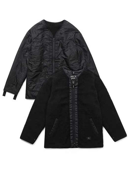 Reversible Quilted Jacket (Black)