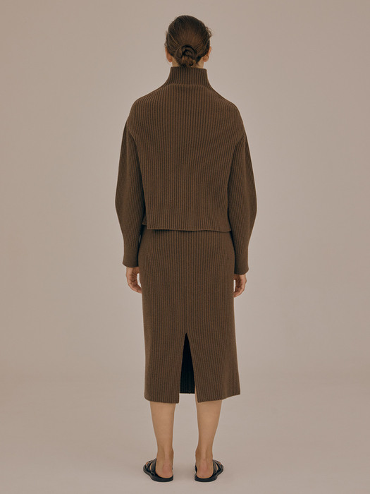 [리퍼브]Straight knit skirt