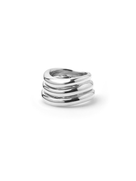 TRIPLE CURVE RING_Silver