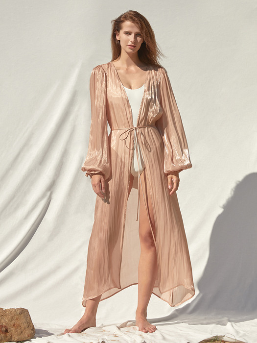 Isabel Rose-gold Robe