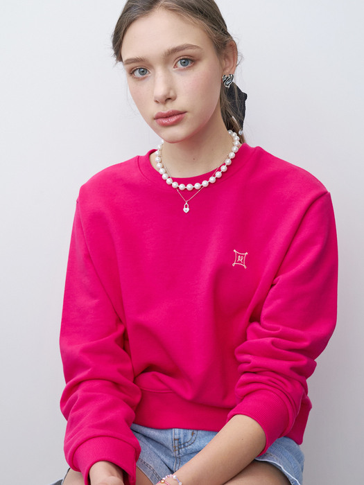 jude logo sweatshirt pink