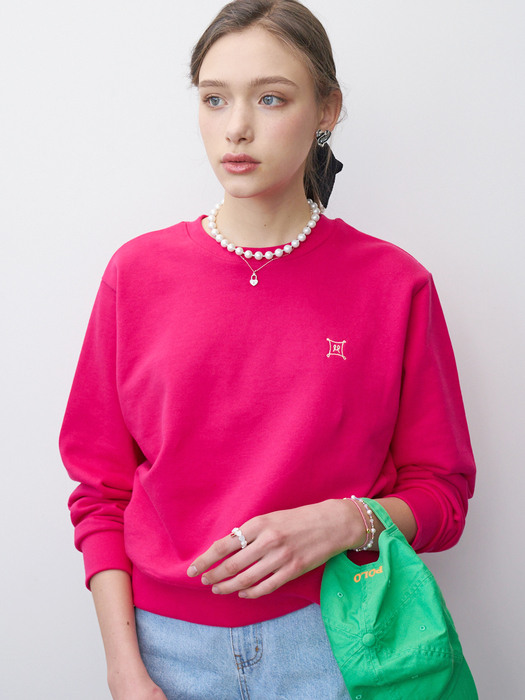 jude logo sweatshirt pink