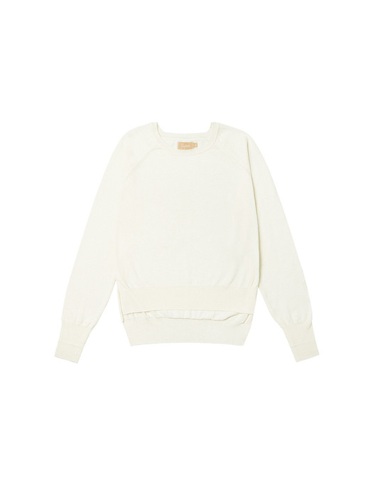 SI KN 2008 CM Slit Raglan Knit_Cream