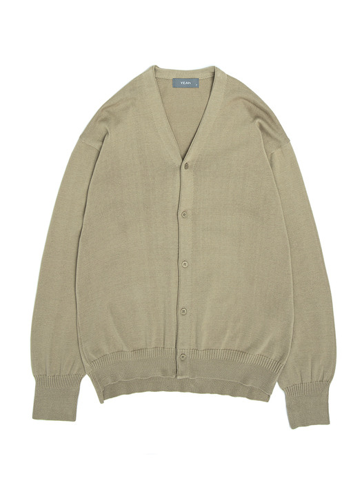 Cotton Cardigan (Khaki)