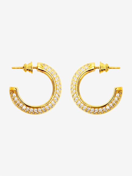 SPIN EARRING GOLD