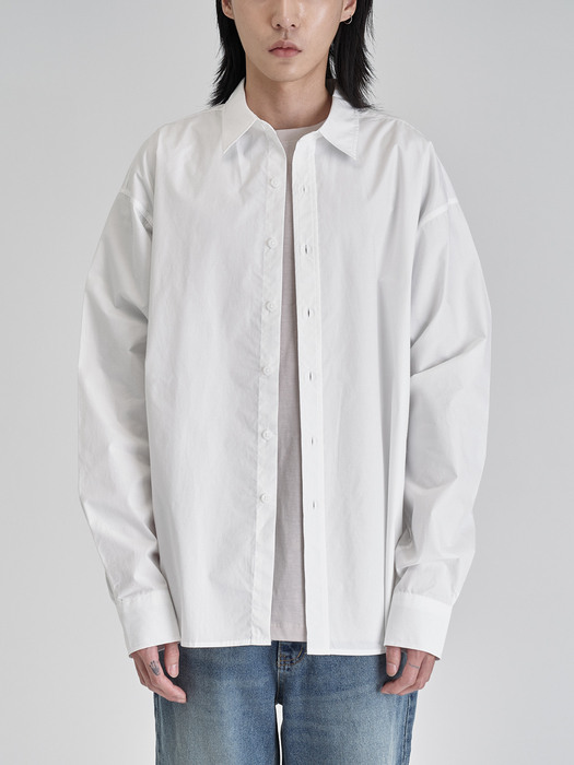 Cotton Over Shirts (White)