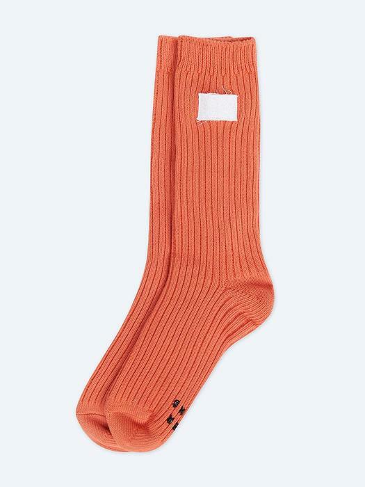 Quilt patch socks Orange