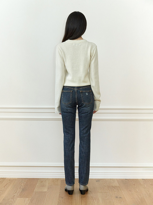 Mild slim straight jeans - C003
