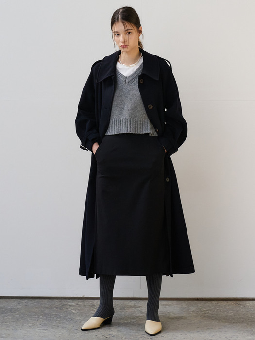 21 Winter_After Midnight  Wool Trench Coat