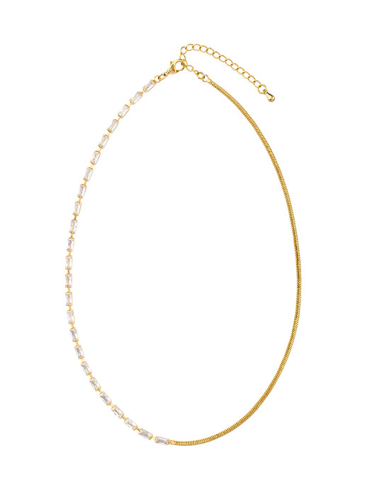 TWINKLE CUBIC TENNIS NECKLACE AN421012