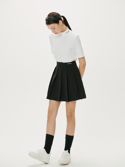 Classic Tennis Skirt (BLACK)