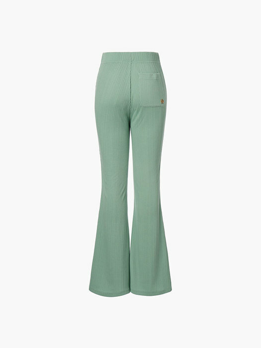 FLARE SOFT TROUSERS, MINT