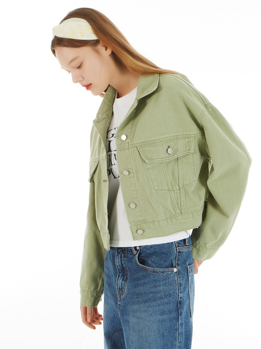 UP-235 다잉자켓 올리브_DYEING JACKET OLIVE