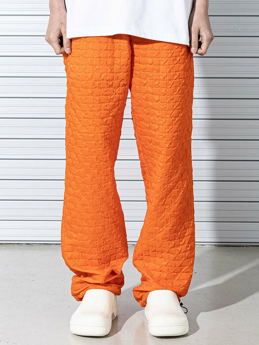 CHECKERBOARD TRACK PANTS MSTTP003-OR