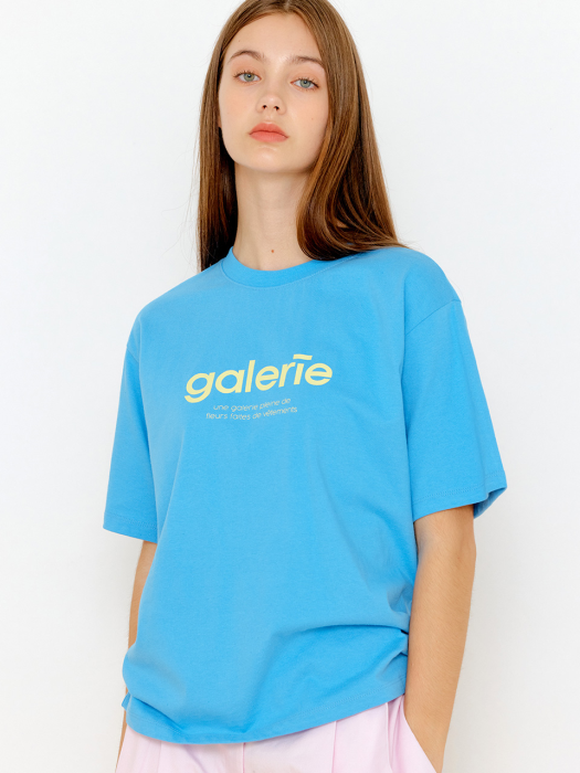갤러리 반팔 티셔츠 [BLUE] / S22D05012