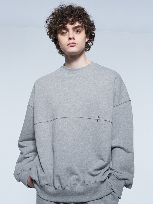 Over-Line Sweatshirt Grey