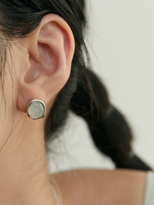 glory gemstone earring (3 colors)