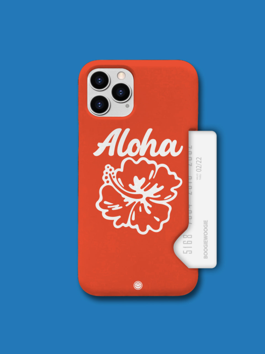 슬림카드 케이스 - 알로하 오렌지(Aloha Orange)