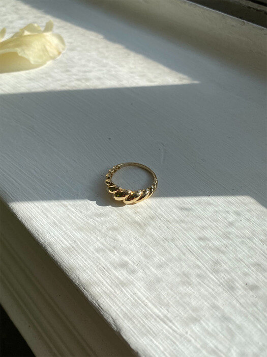 [14k gold]Cinq.k.01 / brioche ring