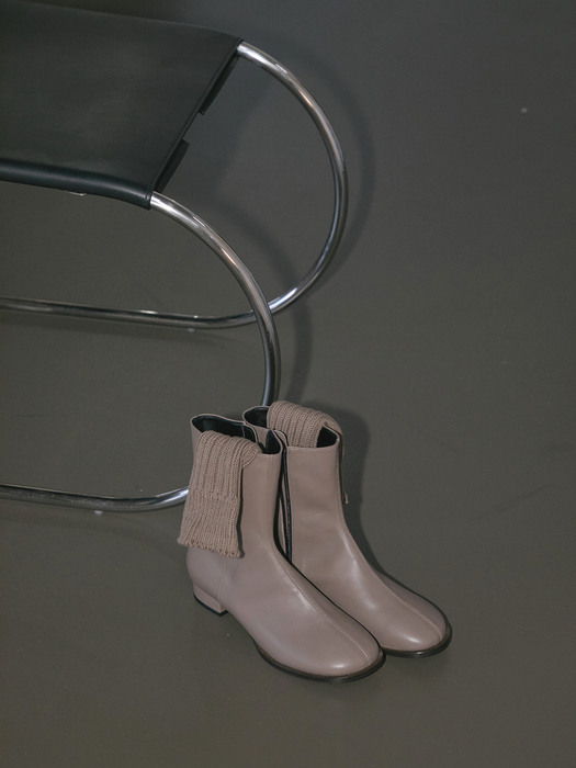 Leather Ankle Boots_2 colours