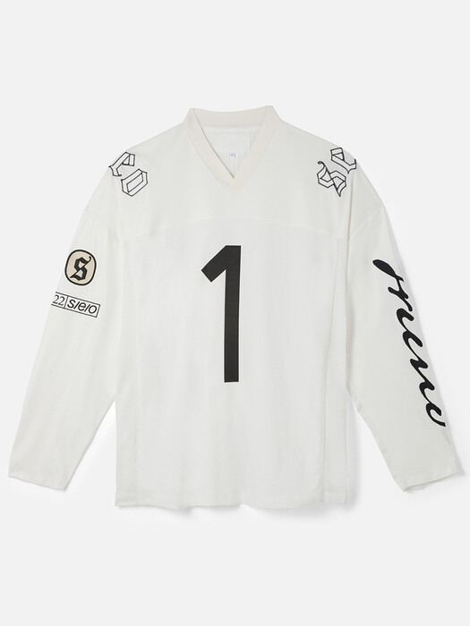 NO.1 JERSEY TOP IVORY