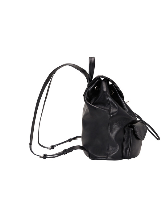 [Vogue Pick] Occam Doux Double Pocket Backpack M (Medium) in Black - Image 1