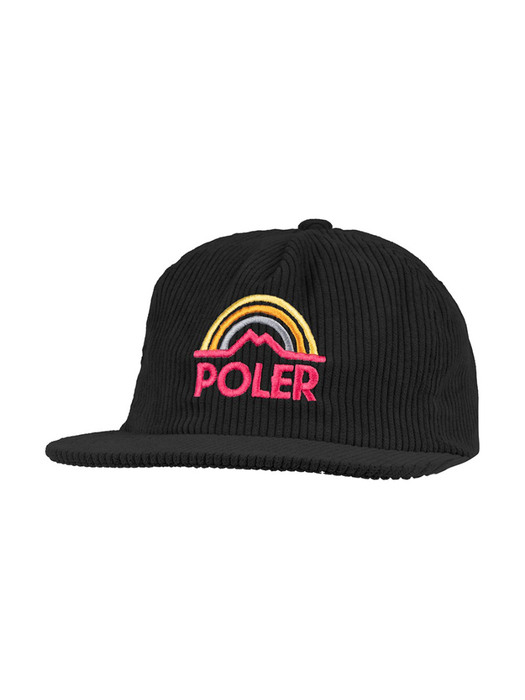 POLER MTN RAINBOW HAT BLACK 2