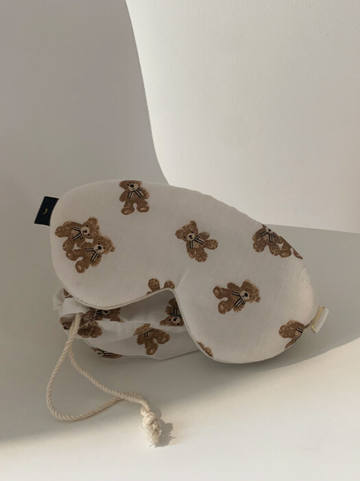 teddy set sleep mask