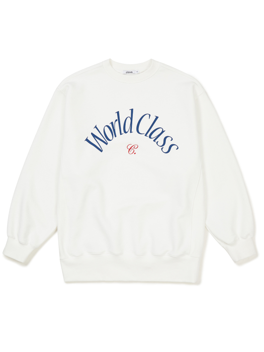 World Class Over-fit Sweatshirt (White)