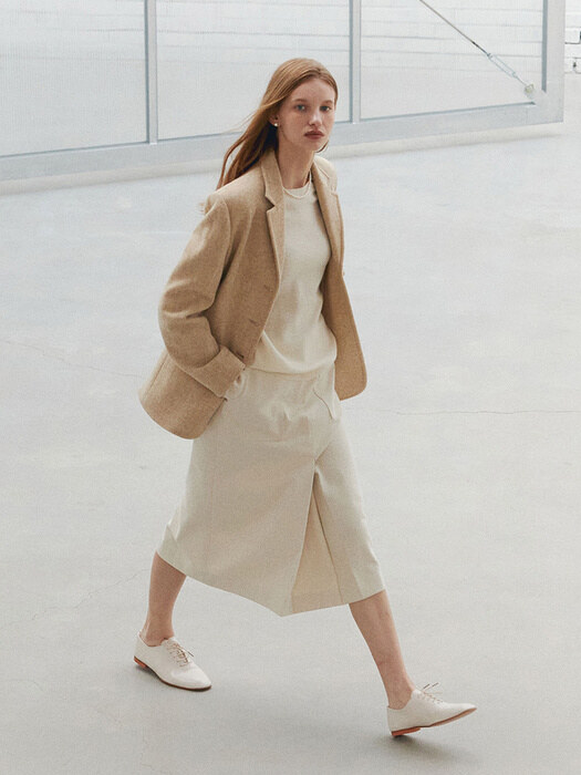 CLASSIC WOOL JACKET (butter beige)