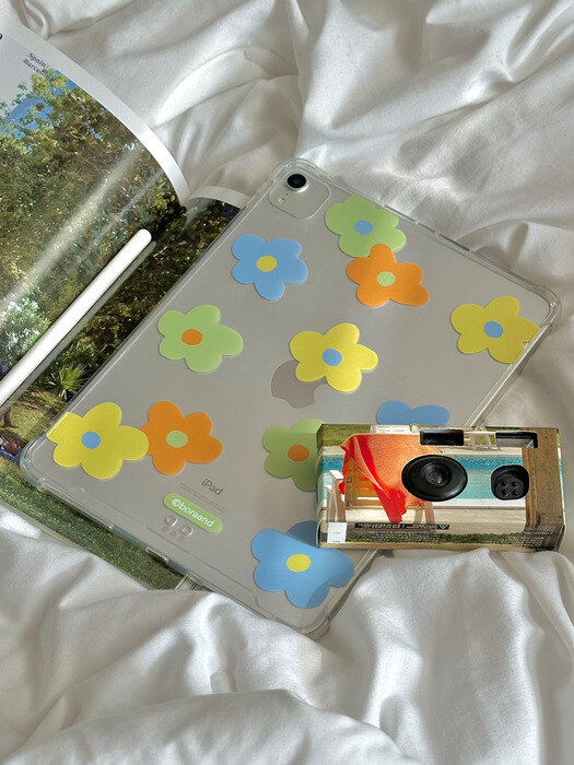Spring flower iPad case (jellyhard)