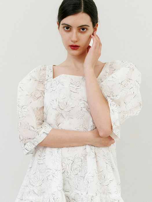 ROSA Mini Dress-Floral