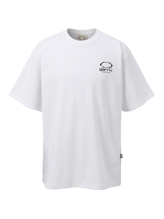 Logo afterimage T-shirts (White)