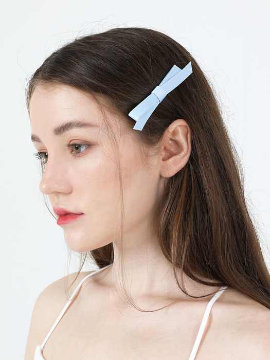 Lovely Ribbon Hair Pin (Blue)
