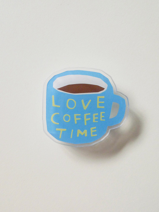 맥세이프톡_Love Coffee Time Smart Tok-Magsafetok