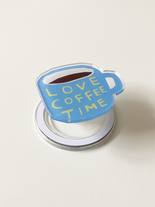 맥세이프톡_Love Coffee Time Smart Tok-Magsafetok