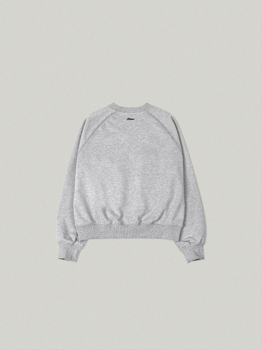 AVENUE RAGLAN SWEAT SHIRT [GRAY]