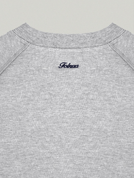 AVENUE RAGLAN SWEAT SHIRT [GRAY]