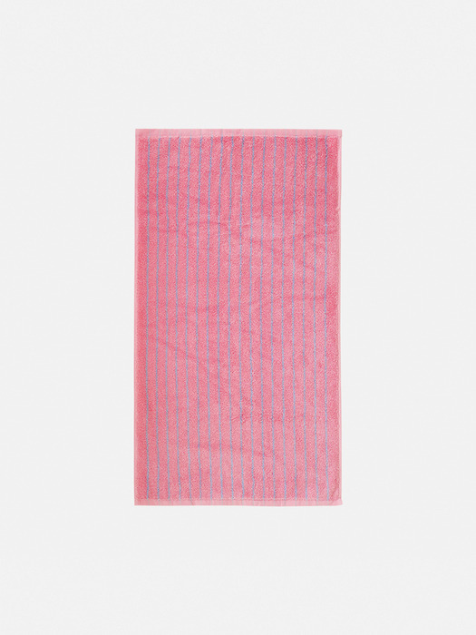Face Towel - Stripe Powderpink Sky