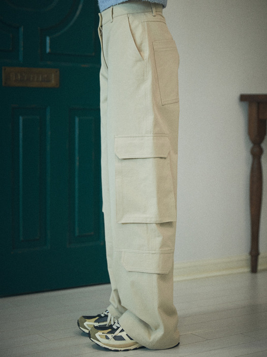 MJCP Double Pocket Cargo Pants [Ivory]